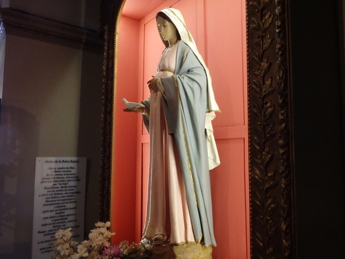 The only statue that I know of that displays a Pregnant [Virgin] Mary.